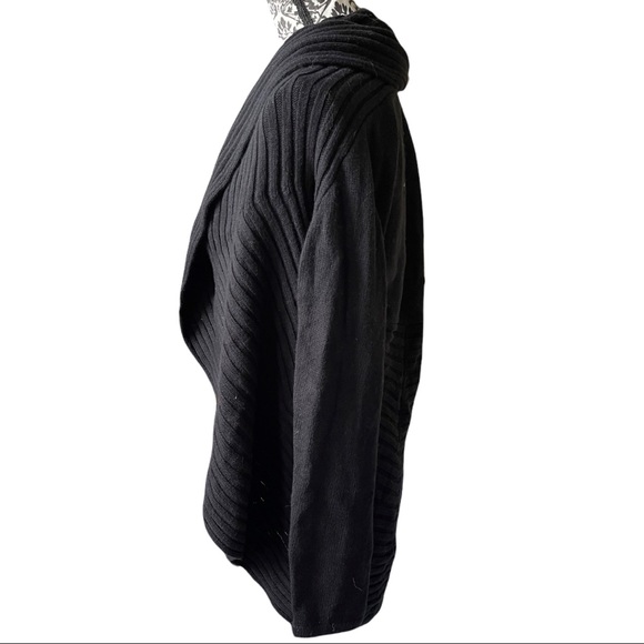 Alfani - Black cowl neck sweater, thick and warm, size L - Picture 9 of 12